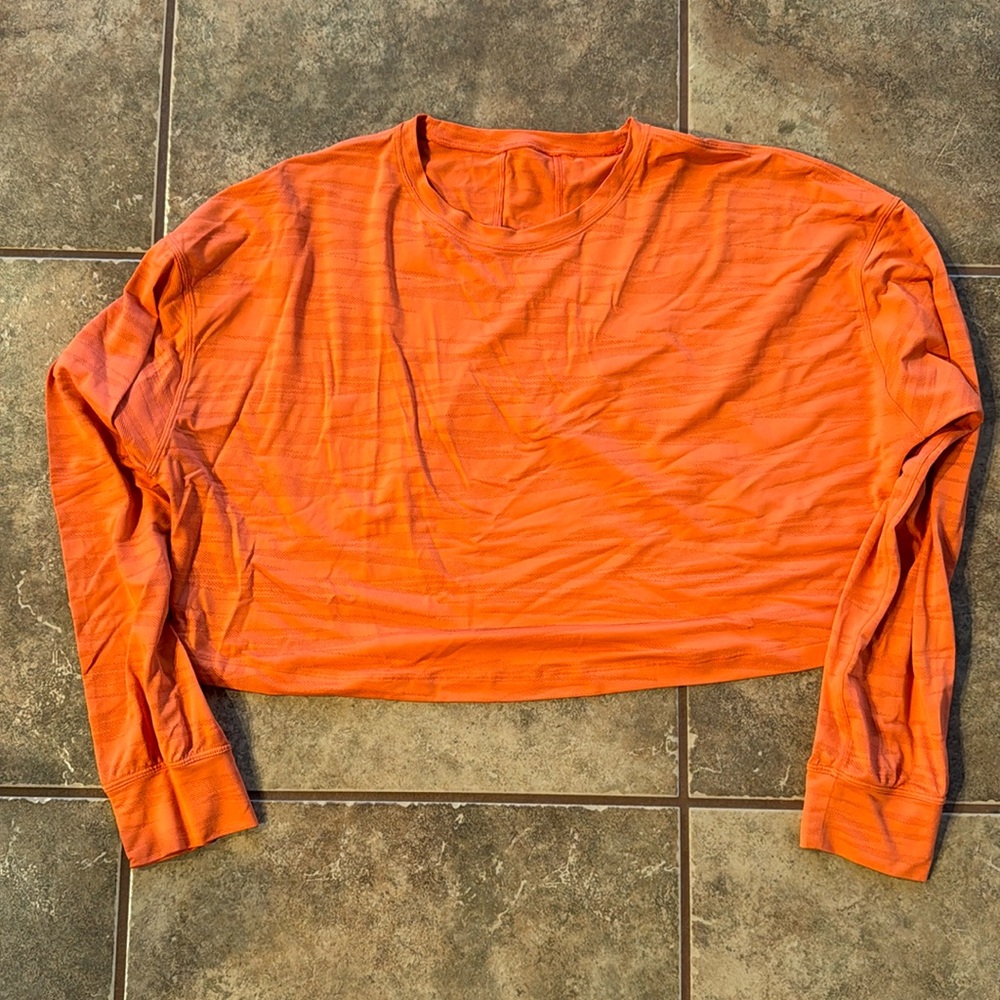 lululemon Lunar New Tiger Cropped Long Sleeve